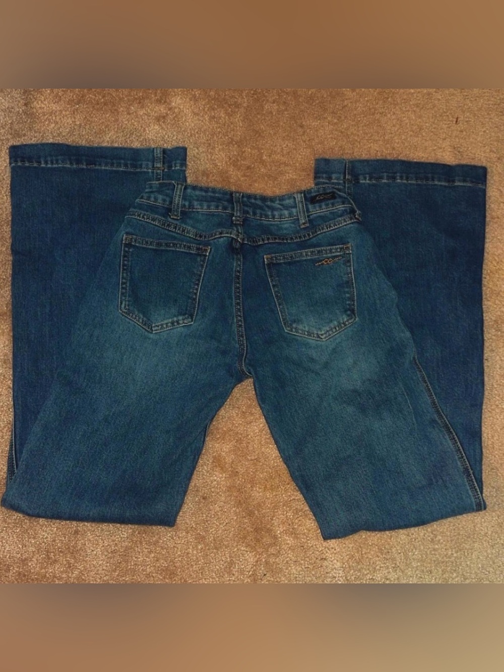 Women's Bootcut Dark Blue Denim Jeans